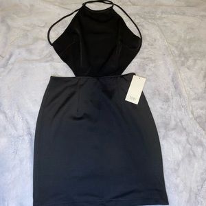 Backless mini dress
